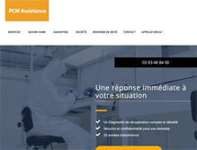 Tablet Screenshot of pcm-assistance.fr